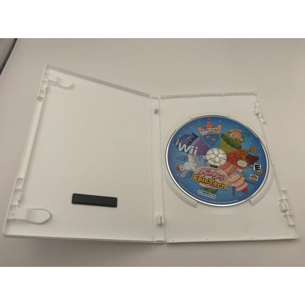 Kirby's Epic Yarn (Nintendo Wii, 2010) Disc Only (Tested/Working)